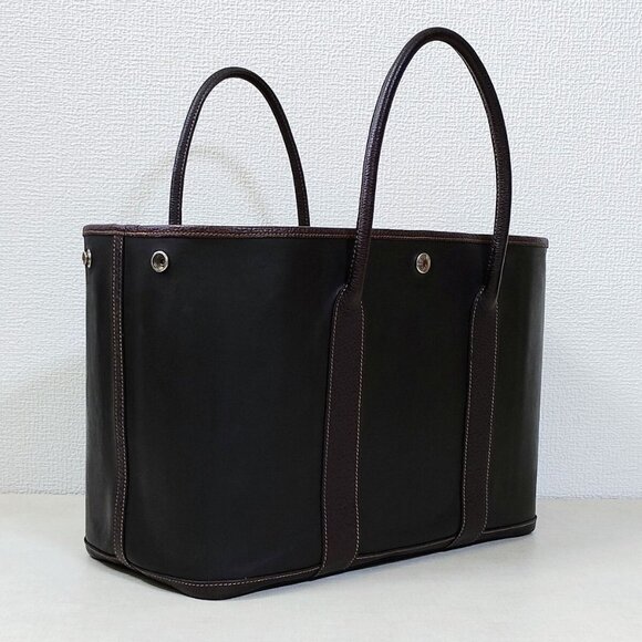 Hermes Garden Party 36 PM Amazonia Buffle Skipper Tote Bag Handbag Purse - Picture 7 of 10